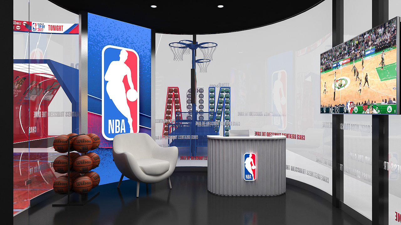 【投标稿】澳门BEYOND国际科技创新博览会 NBA展台设计