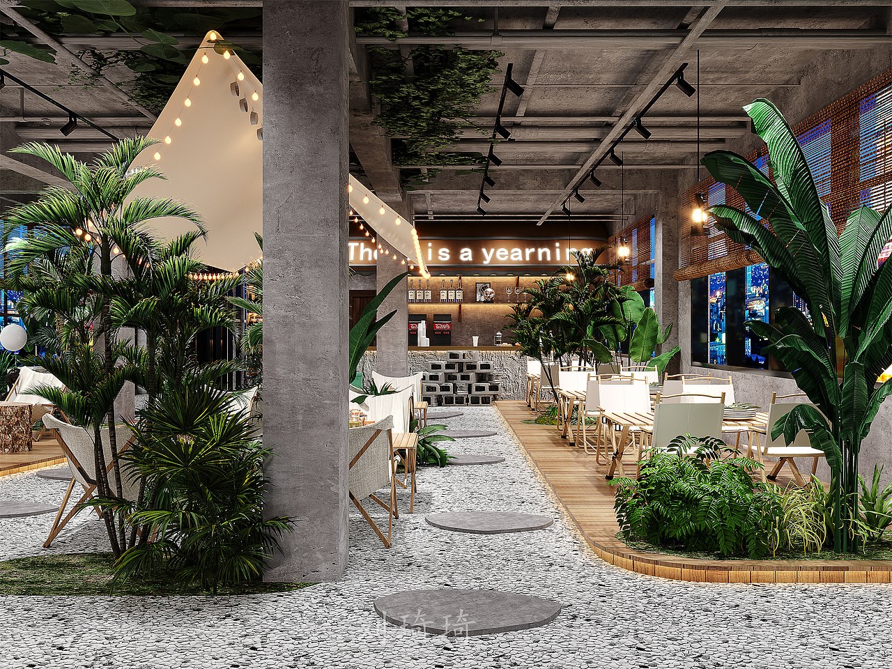 露营风餐厅设计