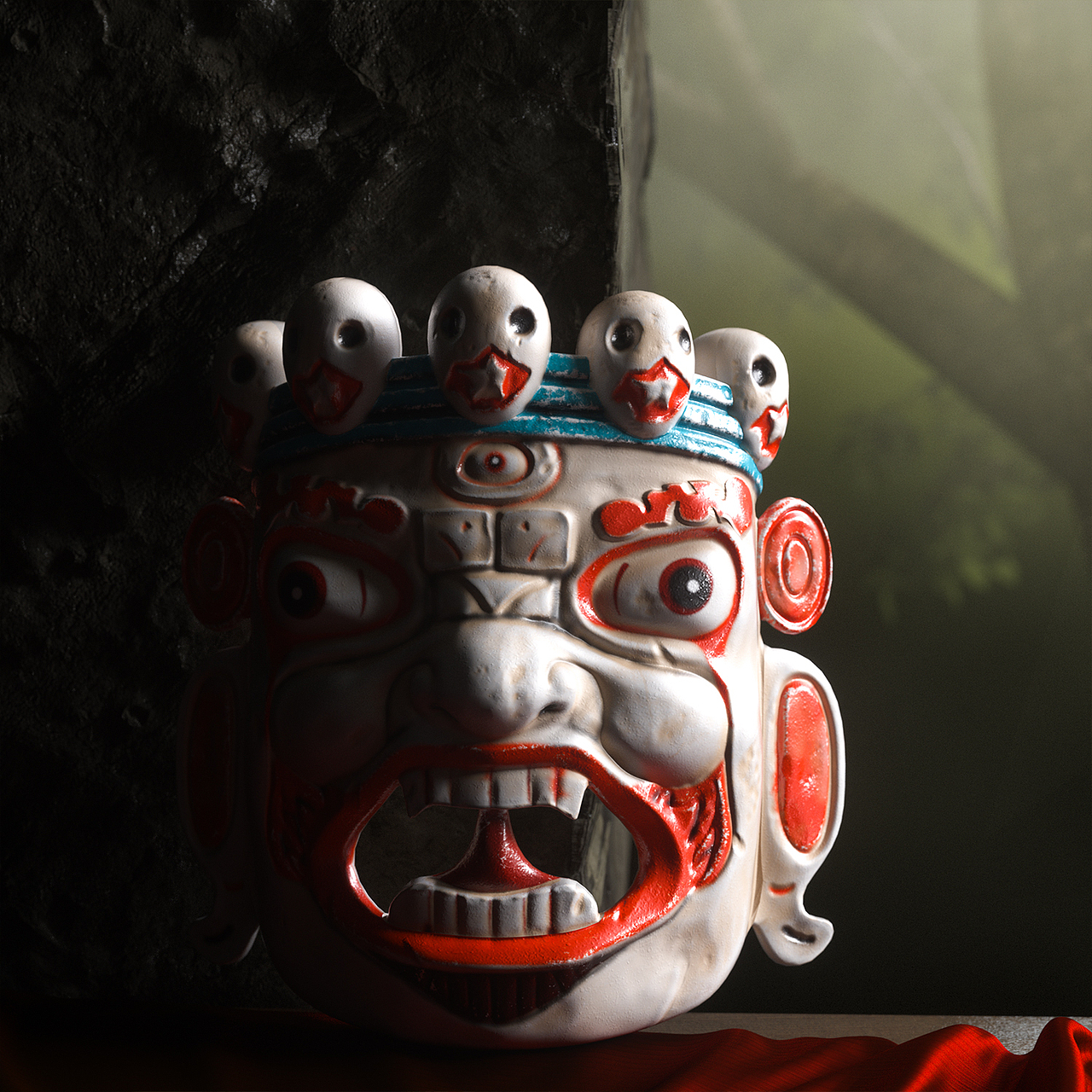 羌姆面具（图ZMzIzNDQ1NzEy） - 人物/生物 - 站酷设计师武丞相原创素材 - 站酷ZCOOL