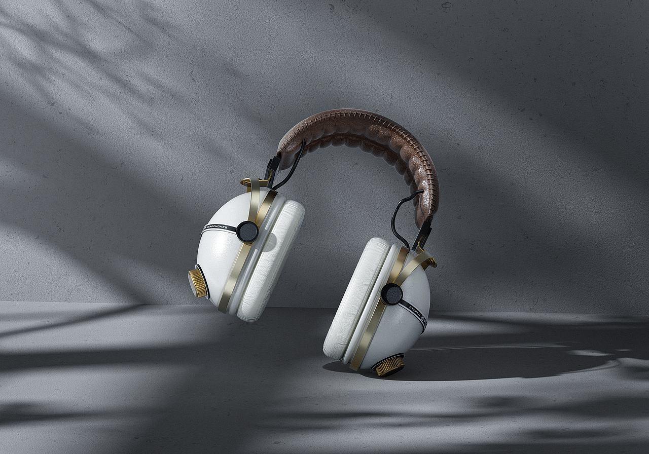 耳机、空气炸锅渲染（图ZMzY1NzkzMDAw） - 产品 - 站酷设计师瑞一杯原创素材 - 站酷ZCOOL