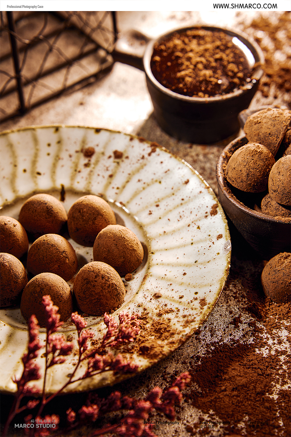 好利来-松露巧克力创意拍摄