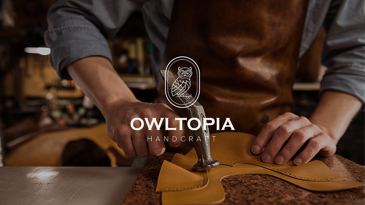 OWLTOPIA 猫头鹰共和国手作 品牌形象|Logo设计