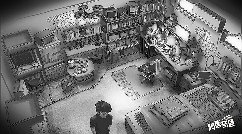 动画电影《阿唐奇遇》场景概念设定