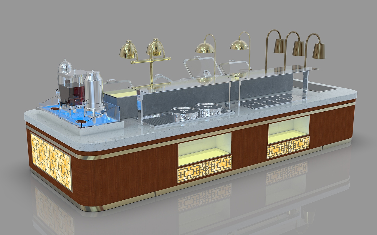 餐厅取餐台设计定制