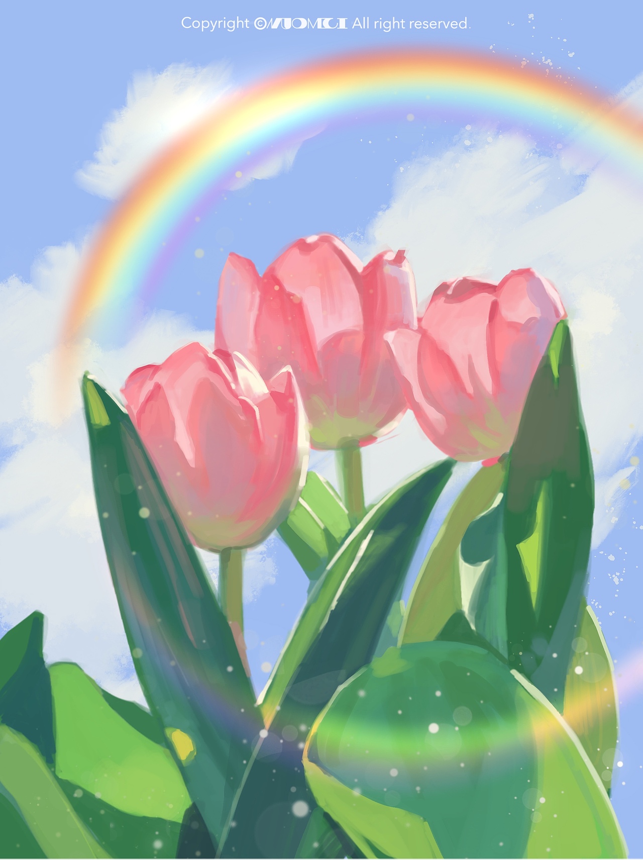 色彩派对30天｜春光烂漫（图ZMzM0NjA4Mzg0） - 创作习作 - 站酷设计师糯米拌饭原创素材 - 站酷ZCOOL