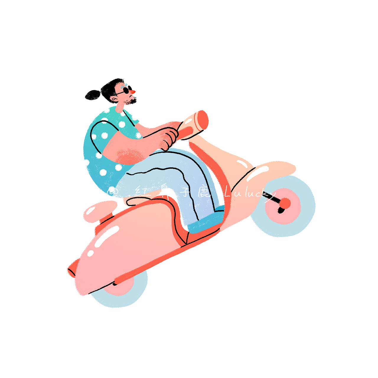 插畫丨一些可愛的人們（圖ZMjk5Mjg0Mzgw） - 創(chuàng)作習(xí)作 - 站酷設(shè)計師曬太陽的鹿咂原創(chuàng)素材 - 站酷ZCOOL