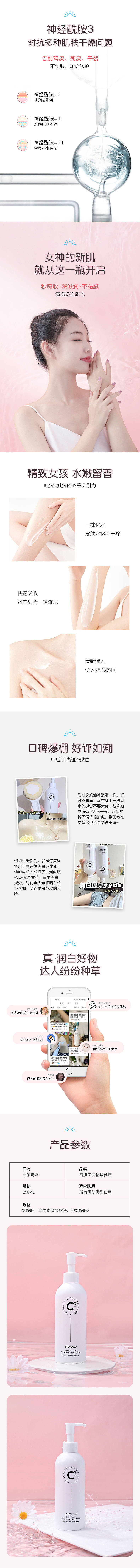 身体乳详情设计+拍摄一条龙