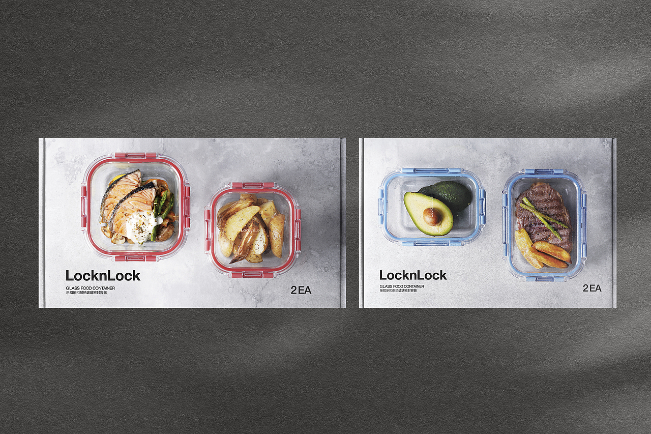 乐扣乐扣玻璃保鲜盒包装设计