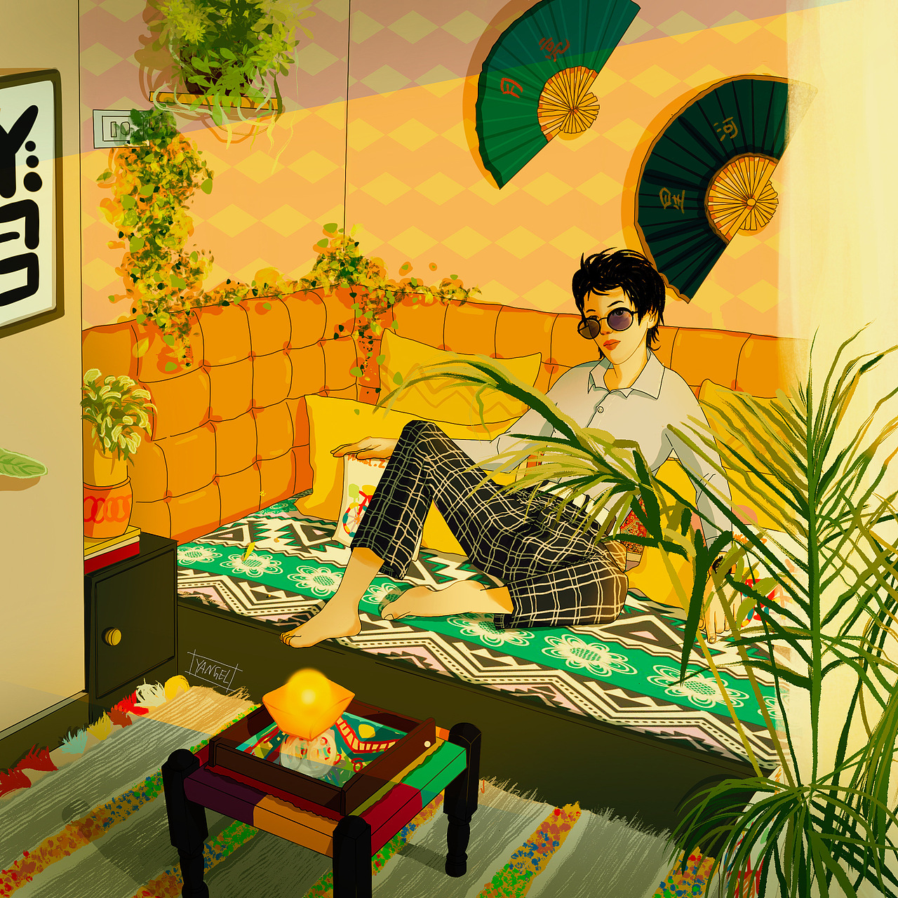 几张与夏天有关的插画（图ZMzAyNzE5NzM2） - 创作习作 - 站酷设计师Yangel_Z原创素材 - 站酷ZCOOL