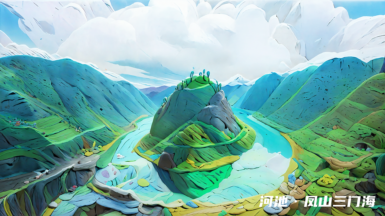 当AI黏土遇到广西，快来看看你的城市（图ZMzY5MzE2NjA0） - AI作品 - 站酷设计师设计师Lea原创素材 - 站酷ZCOOL
