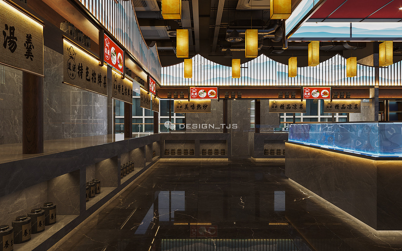 道源小厨效果图案例（图ZMzM0OTA4Mzcy） - 酒店餐饮设计 - 站酷设计师Vray_唐井盛原创素材 - 站酷ZCOOL