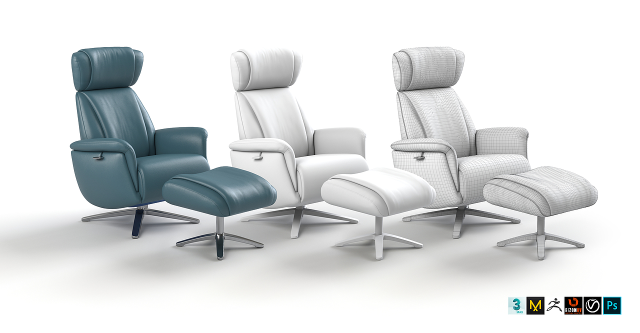 与时视觉【家具建模合作案例分享】（图ZMzAxMjYwNTc2） - 产品 - 站酷设计师与时视觉3D设计原创素材 - 站酷ZCOOL