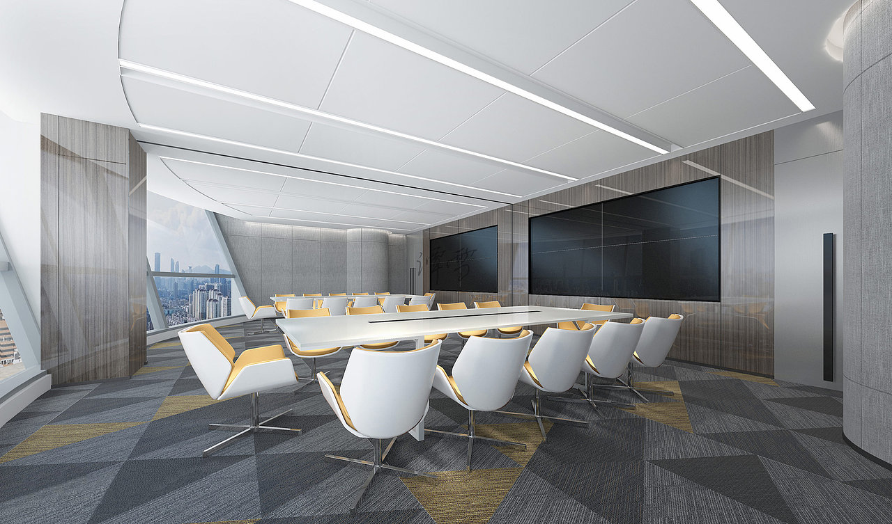 工装/现代办公室效果图案例