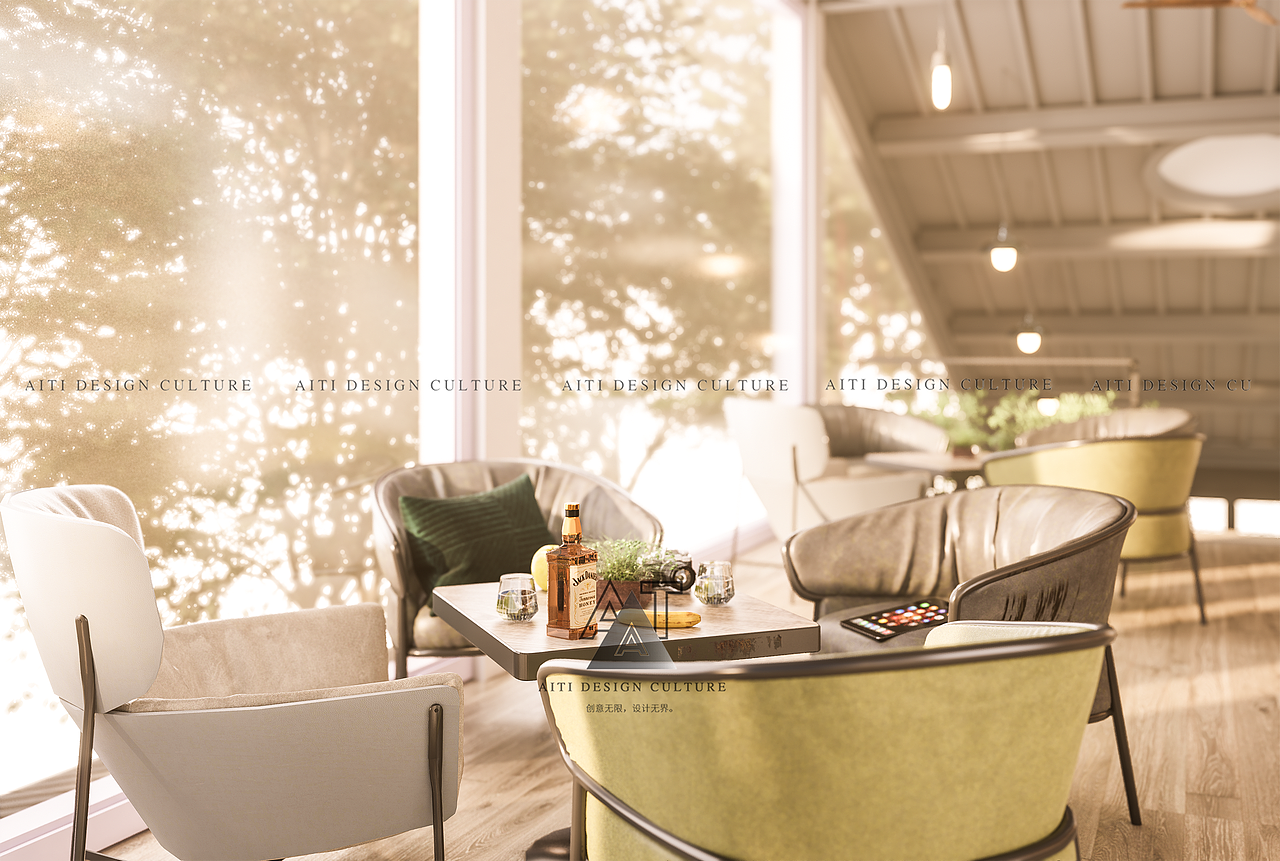 店铺设计|面包店蛋糕店现代设计