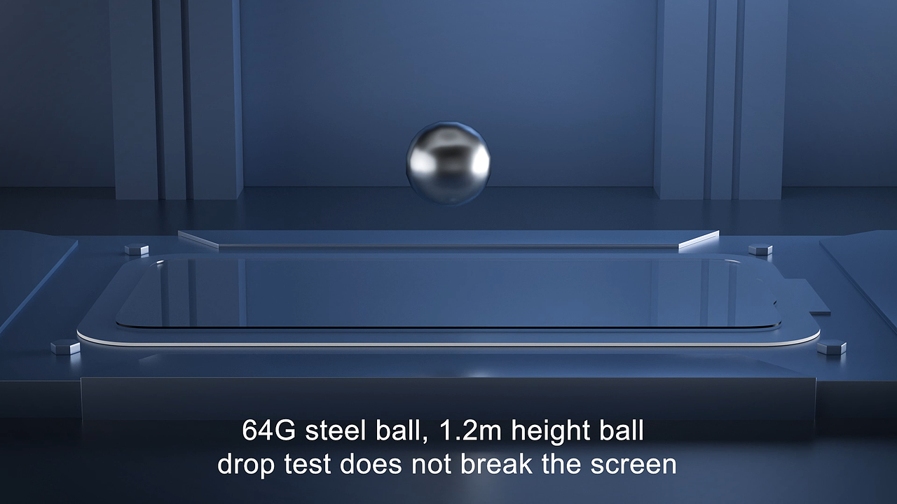 钢化膜三维动画