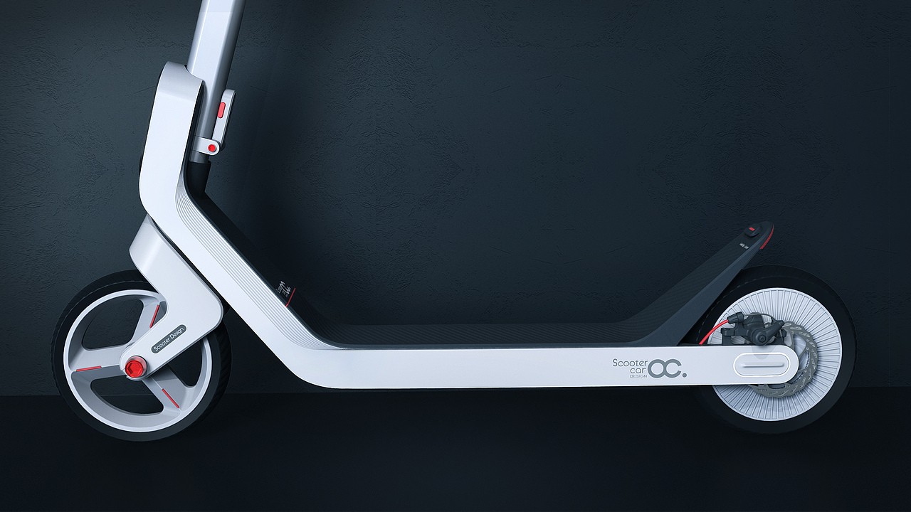 City electric scooter | 城市电动滑板车（图ZMzA5ODM0NDEy） - 交通工具 - 站酷设计师OldGuy原创素材 - 站酷ZCOOL