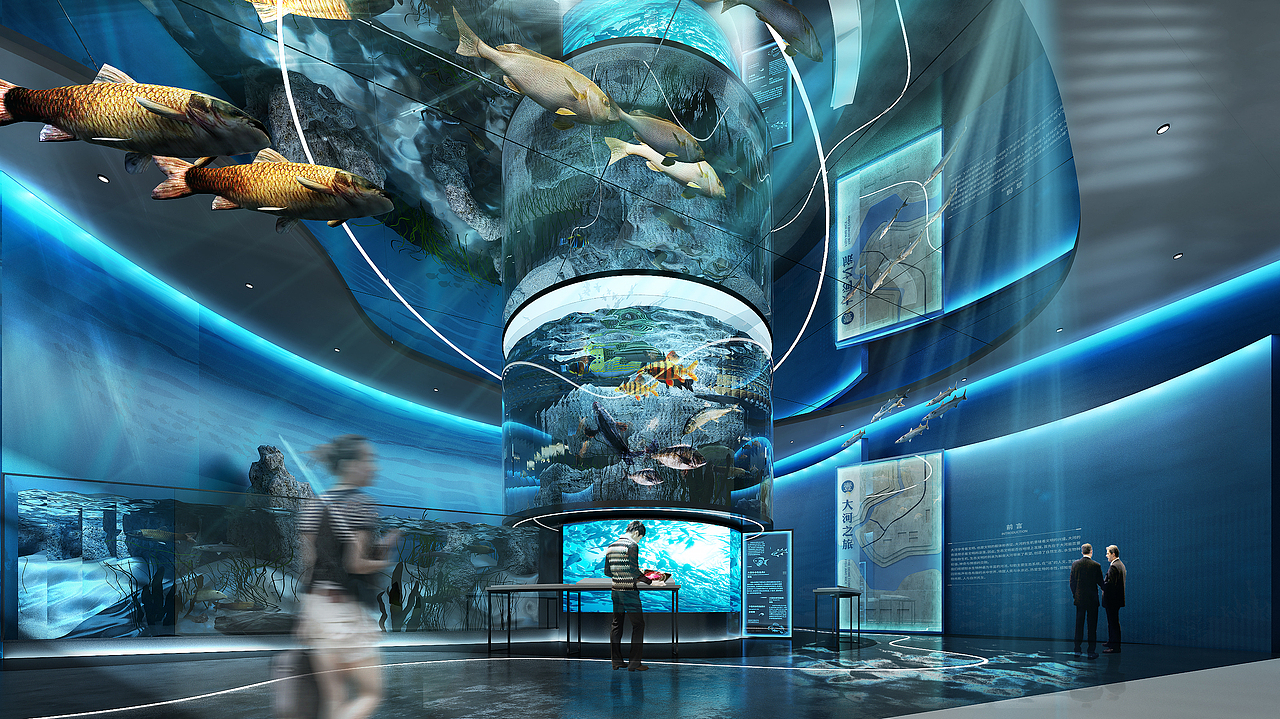 现代淡水水族馆+文创（图ZMzQ4NDU3NDg4） - 展陈设计 - 站酷设计师妙尔尼尔_原创素材 - 站酷ZCOOL