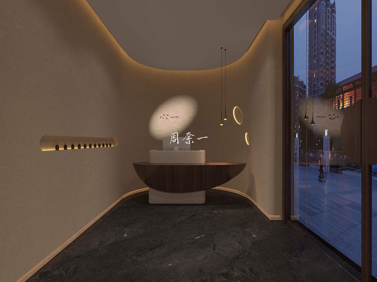 养身馆设计 | 暗色系诧寂风（图ZMjk4NzQ0MjIw） - 商业空间设计 - 站酷设计师周奈一原创素材 - 站酷ZCOOL