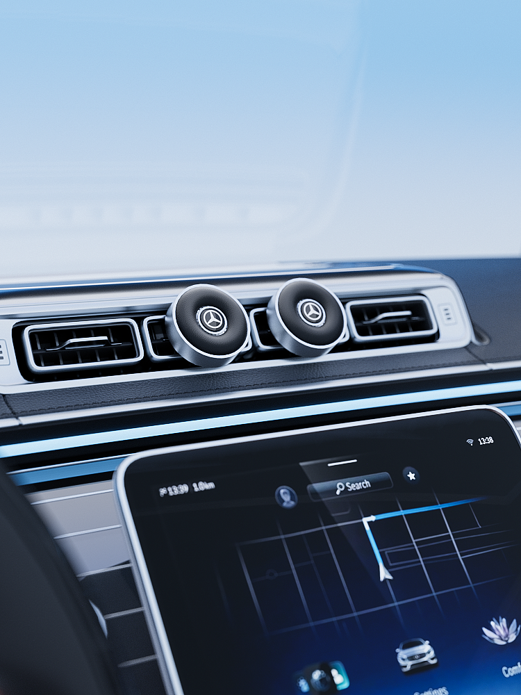 产品渲染--汽车香薰