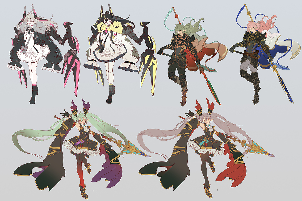 今年最近的改图以及作品