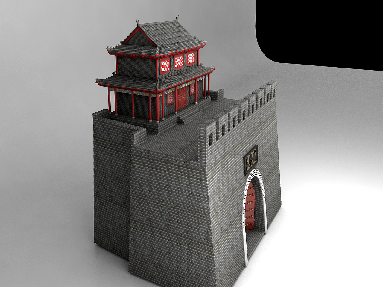 古代建筑_城楼_箭楼_宫殿