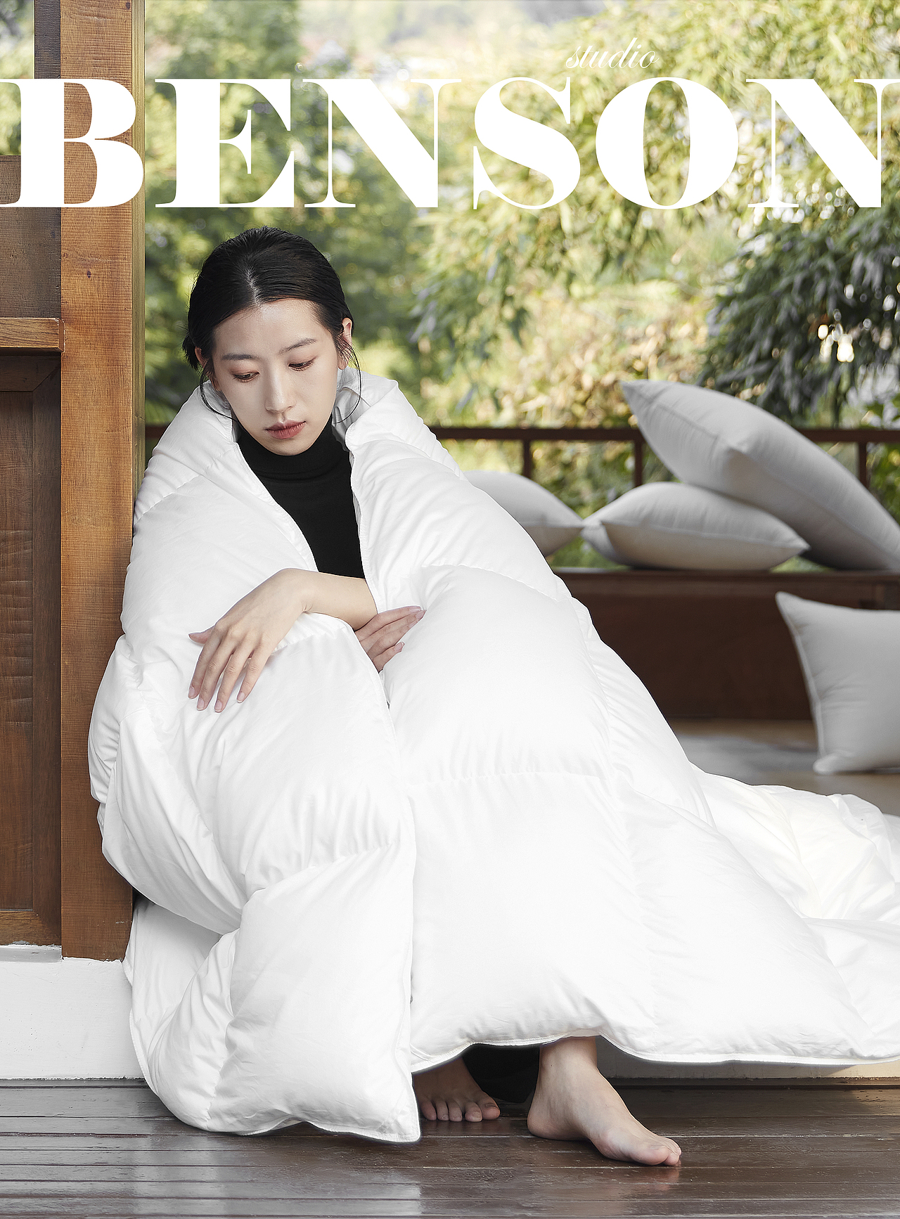 枕头被子和模特/杭州家纺床品摄影（图ZMzIyMzE2OTQw） - 产品摄影 - 站酷设计师本森摄影原创素材 - 站酷ZCOOL