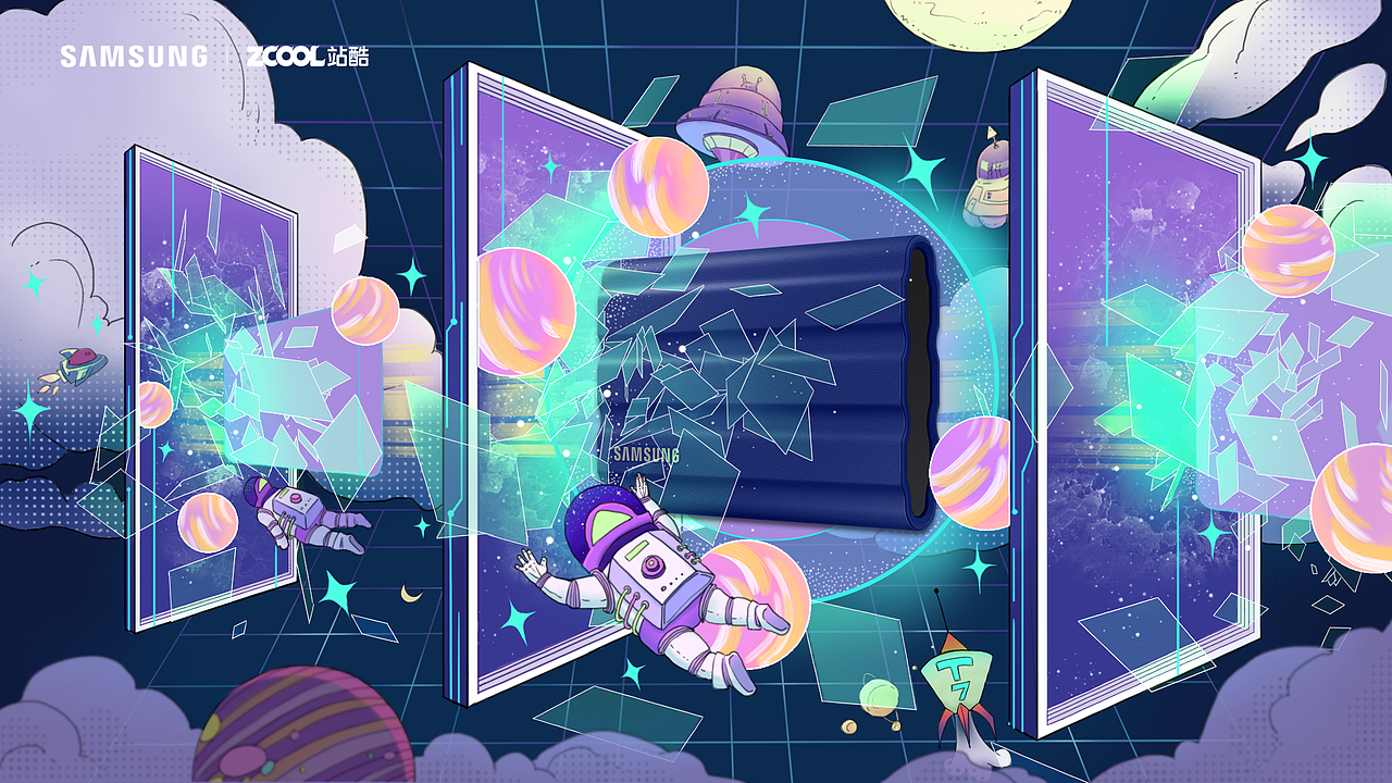 闪耀“星”动,科技无限|三星T7 Shiel