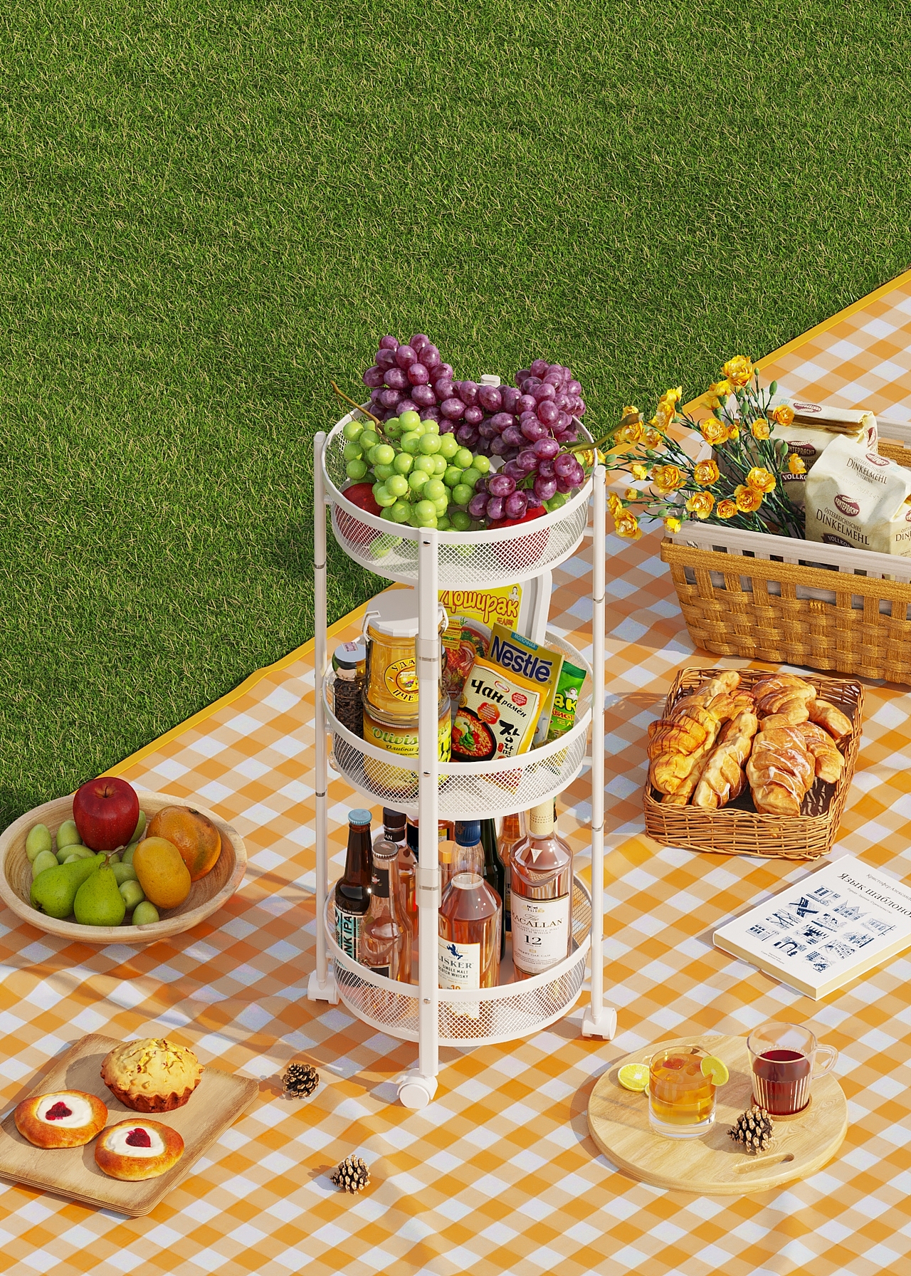 家居/露营秒折叠小推车