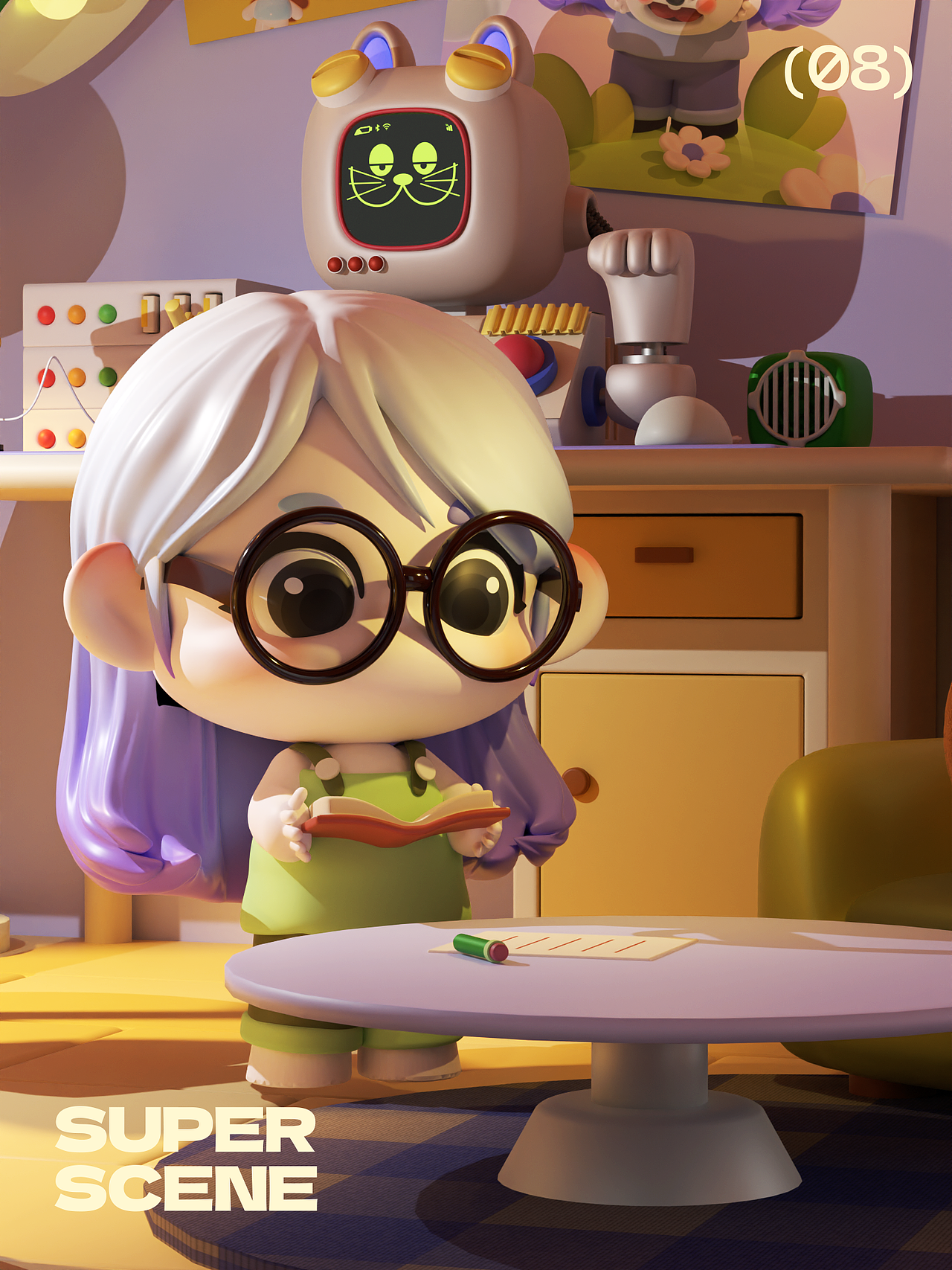 Blender场景-午后小屋