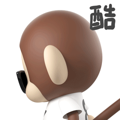LuckyMonkey3d表情包（图ZMzMwMTM1ODYw） - IP形象 - 站酷设计师瘦鱼567原创素材 - 站酷ZCOOL