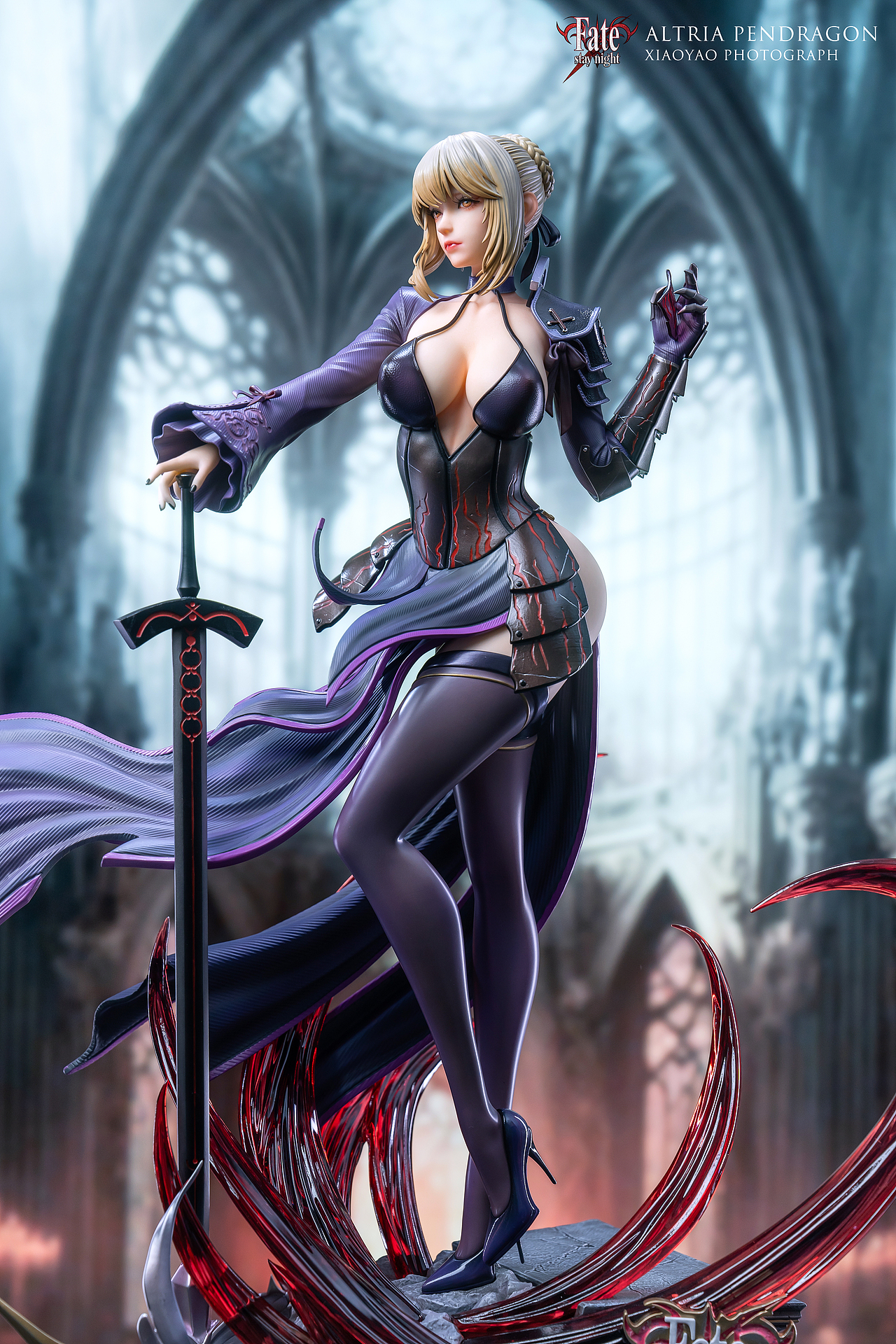 Black Saber 阿尔托莉雅同人雕像