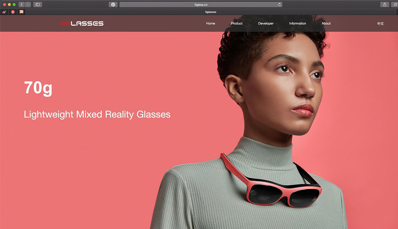 VR眼镜拍摄|0GLASS 产品人像