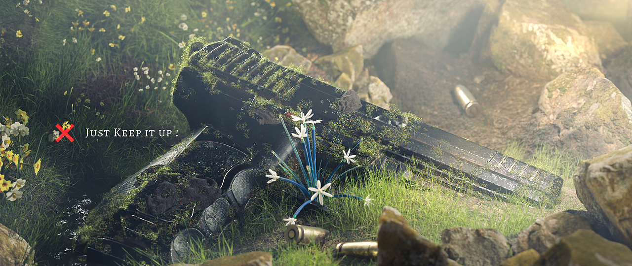 愿：没有战争，远离暴力！！！（图ZMzYwNDY2MzY4） - 其他三维 - 站酷设计师绚烂的粑粑花原创素材 - 站酷ZCOOL