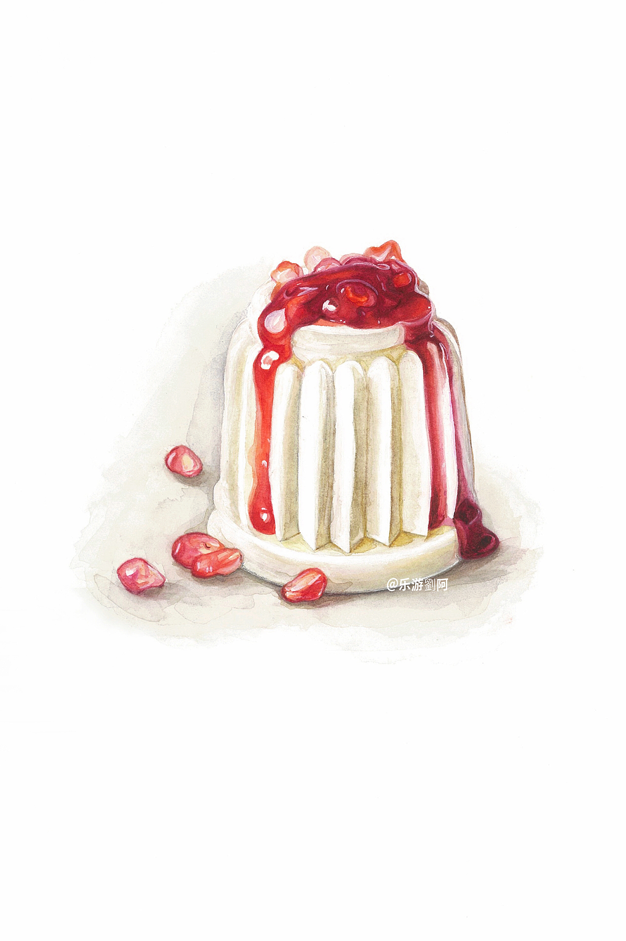 来一组“粉红”下午茶 ❥（图ZMzE3ODMyMTc2） - 绘画 - 站酷设计师乐游劉阿原创素材 - 站酷ZCOOL