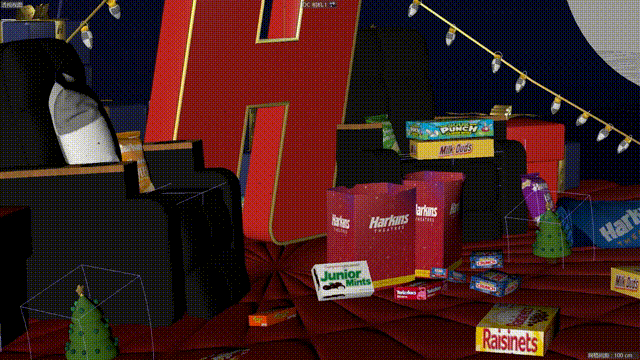 海外圣诞节|循环创意|三维动画