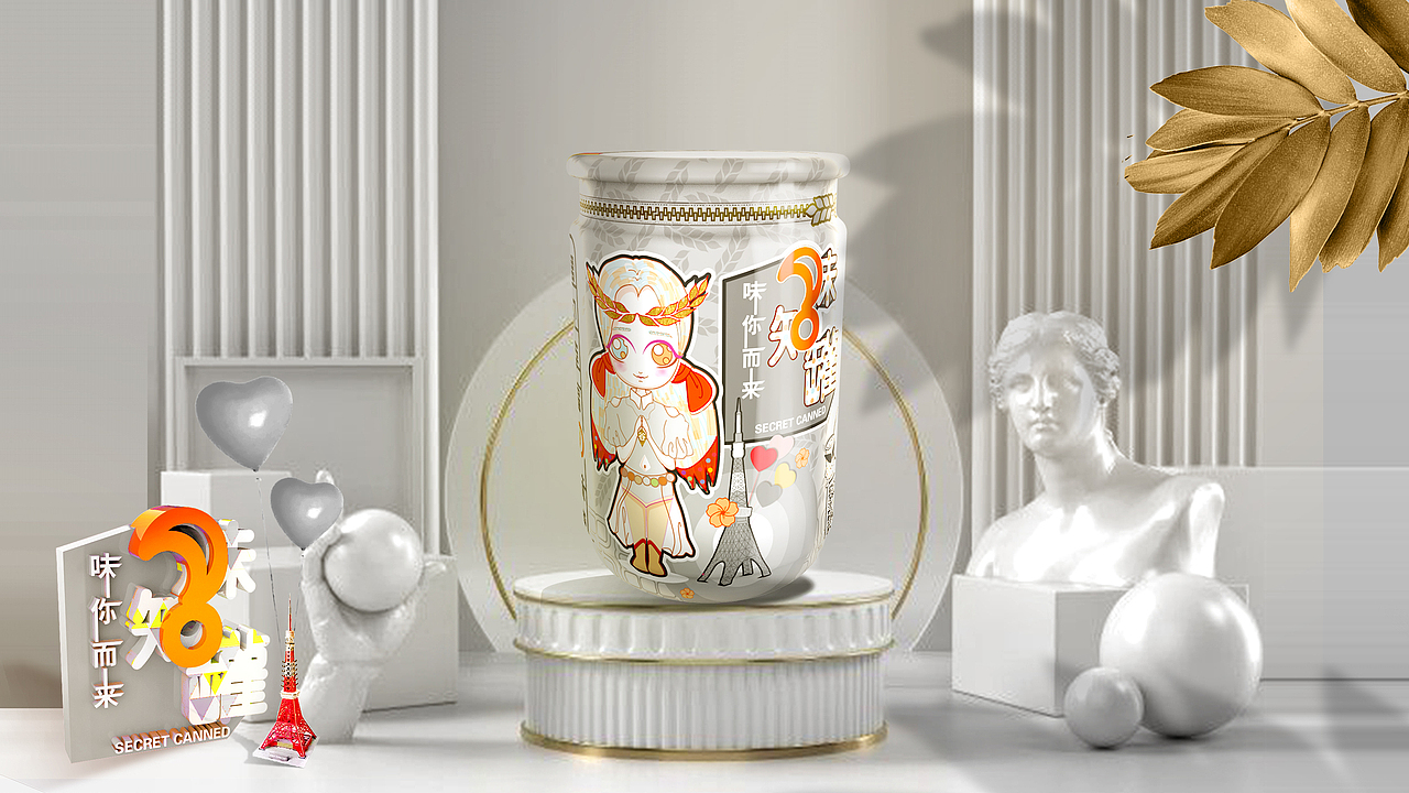 丘田谷稻「味知罐——味你而来」IP形象包装设计（图ZMjk3NTgxMzMy） - 包装 - 站酷设计师VIQIA畫玥原创素材 - 站酷ZCOOL