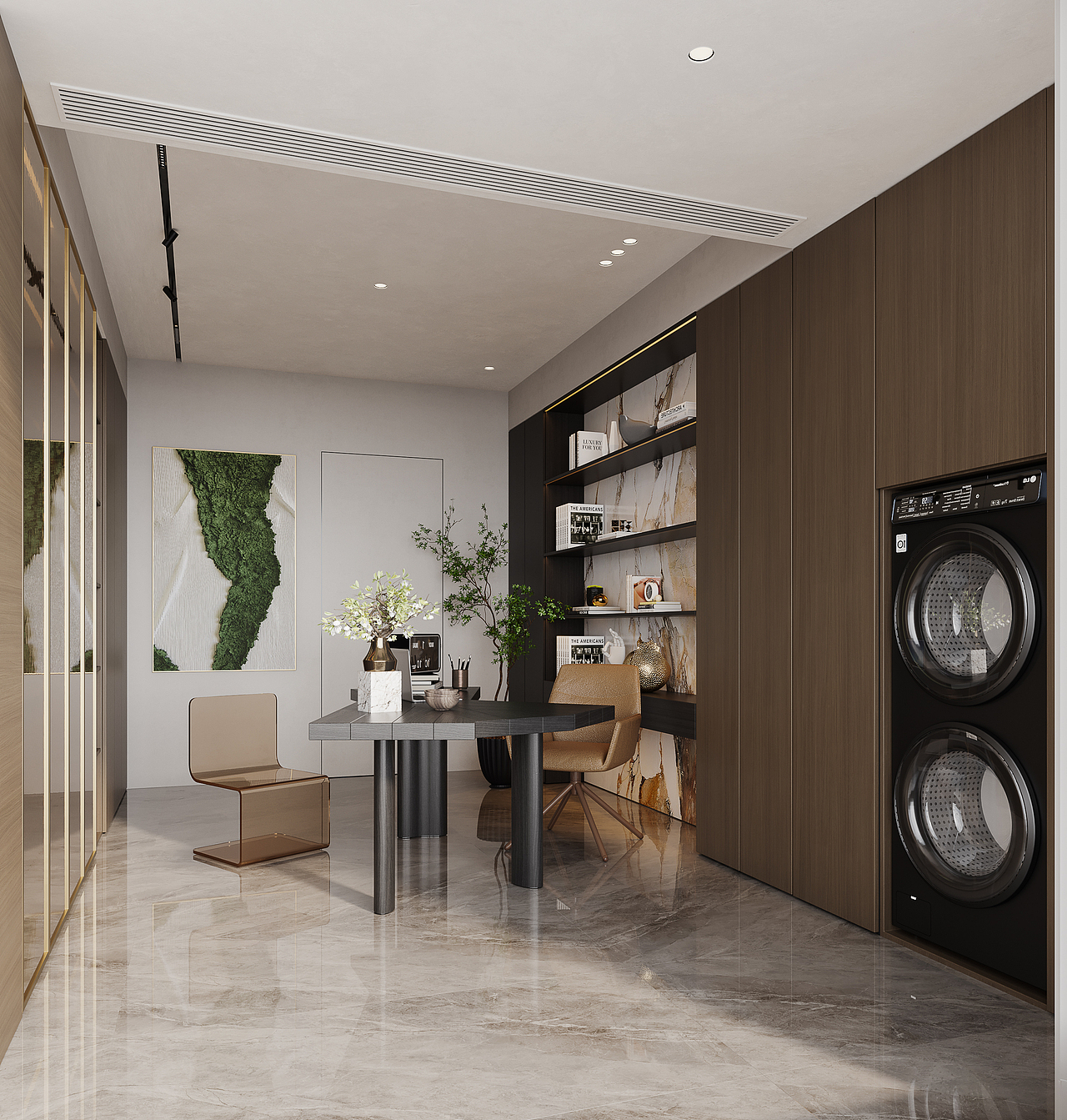 绘感视觉设计——现代大平层设计案例（图ZMzI1MDU4Mjk2） - 商业空间设计 - 站酷设计师AJUN啊原创素材 - 站酷ZCOOL