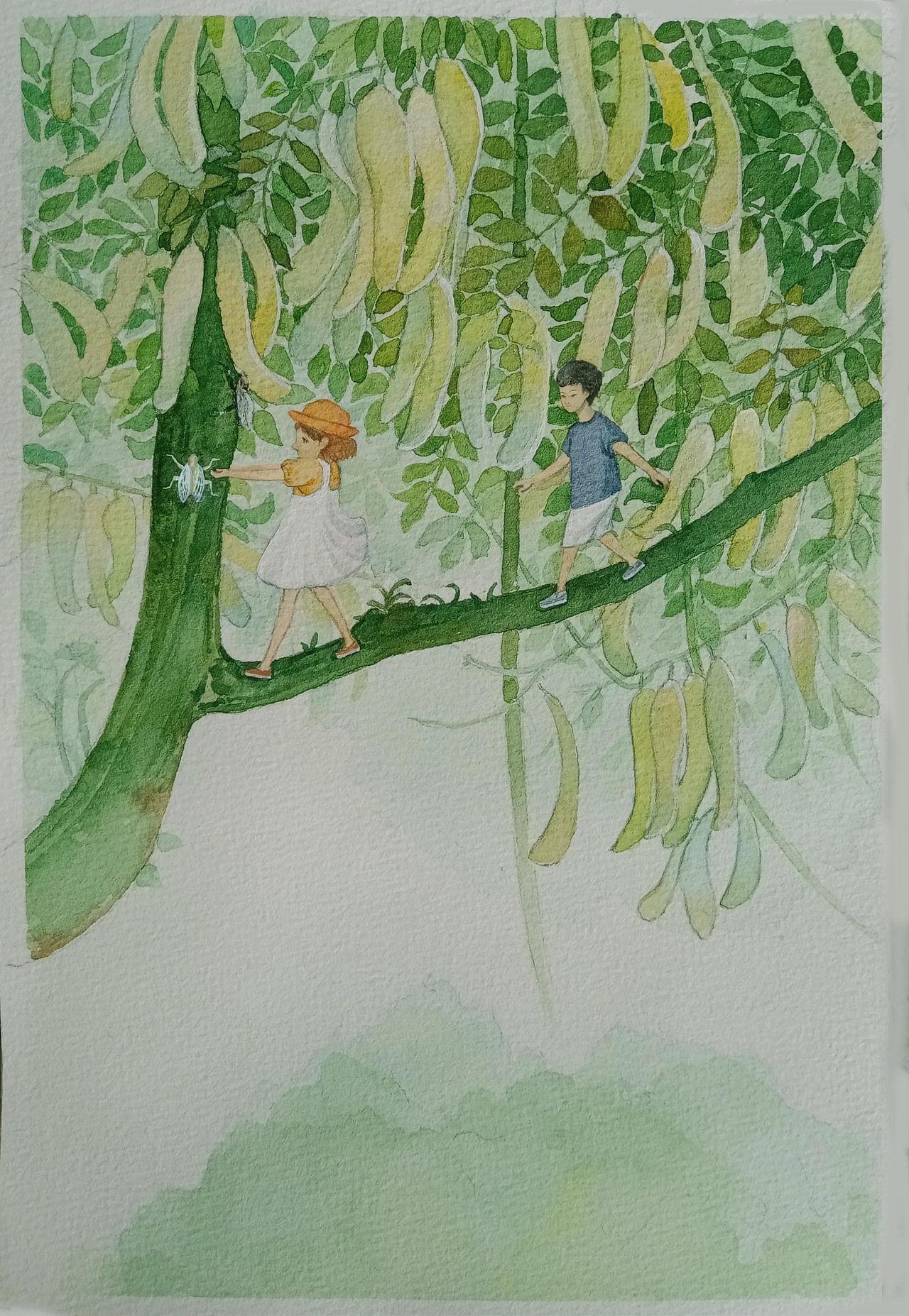 秋天的野外采集（图ZMzIzNzgxNzI0） - 儿童插画 - 站酷设计师冉小稳原创素材 - 站酷ZCOOL