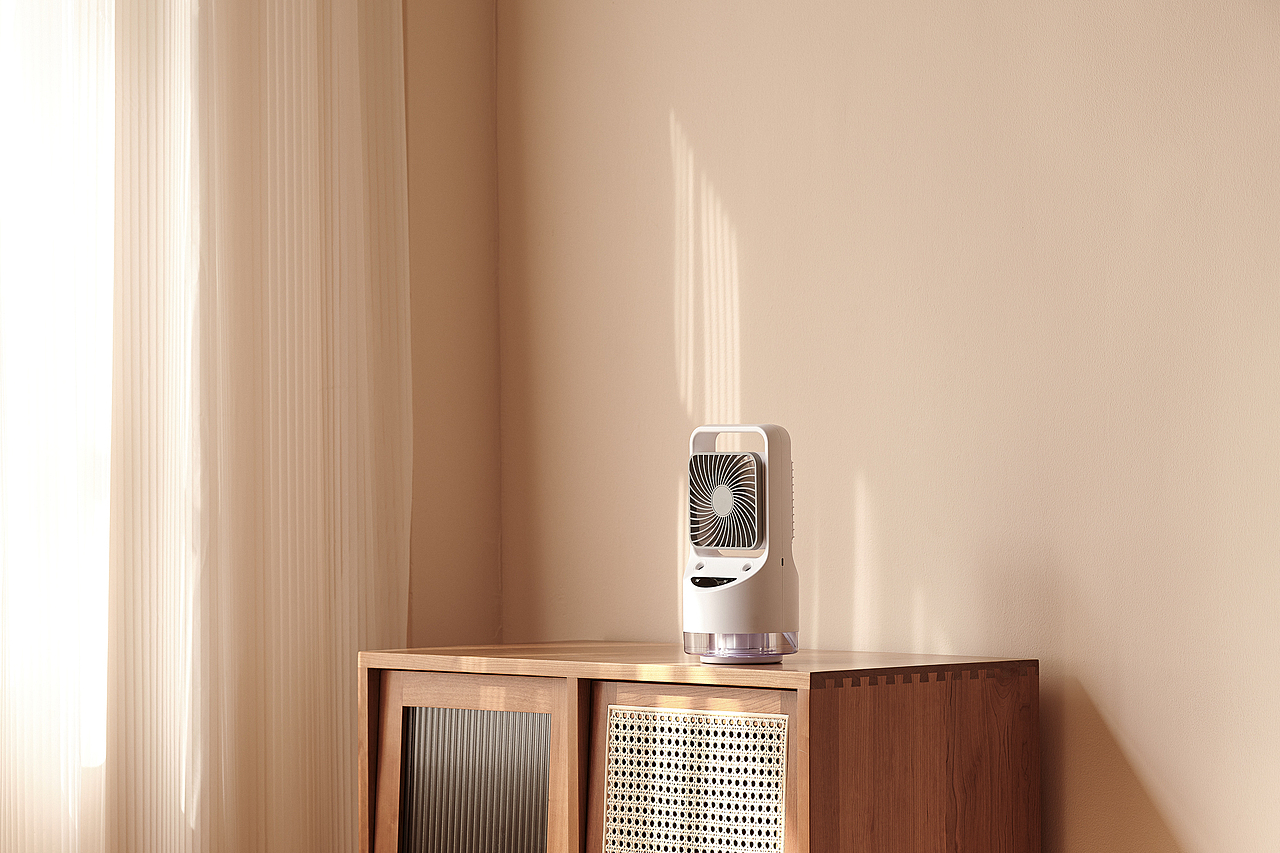 品牌案例丨维特世嘉水立方加湿风扇（图ZMzA3MTE4MDI0） - 产品摄影 - 站酷设计师白底图原创素材 - 站酷ZCOOL