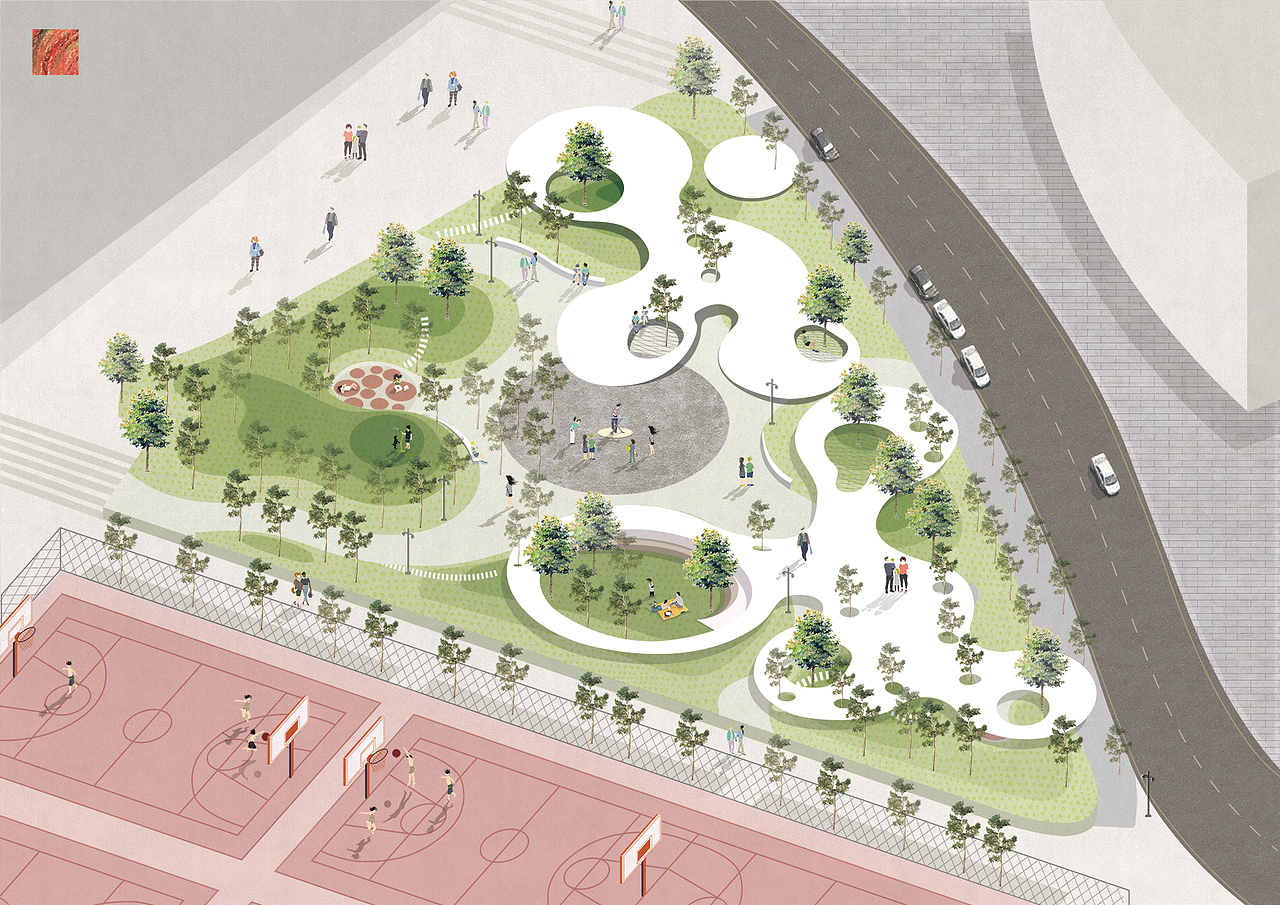 暧昧的云——校园公共景观设计（图ZMjk4NTQ1Mzky） - 景观设计 - 站酷设计师大发hh原创素材 - 站酷ZCOOL