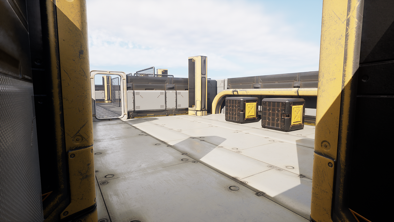 UE5科幻关卡练习