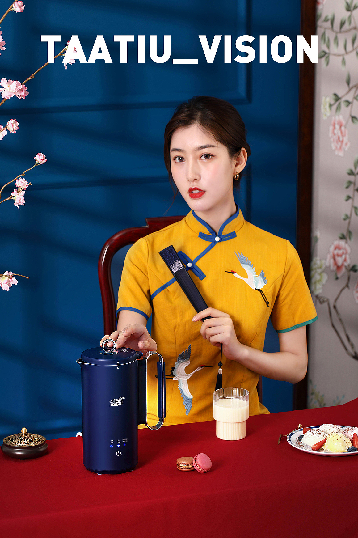 豆浆机摄影｜国潮风豆浆机 X 他条视觉（图ZMzAzMTUwMjU2） - 修图/后期 - 站酷设计师IDEE_STUDIO原创素材 - 站酷ZCOOL