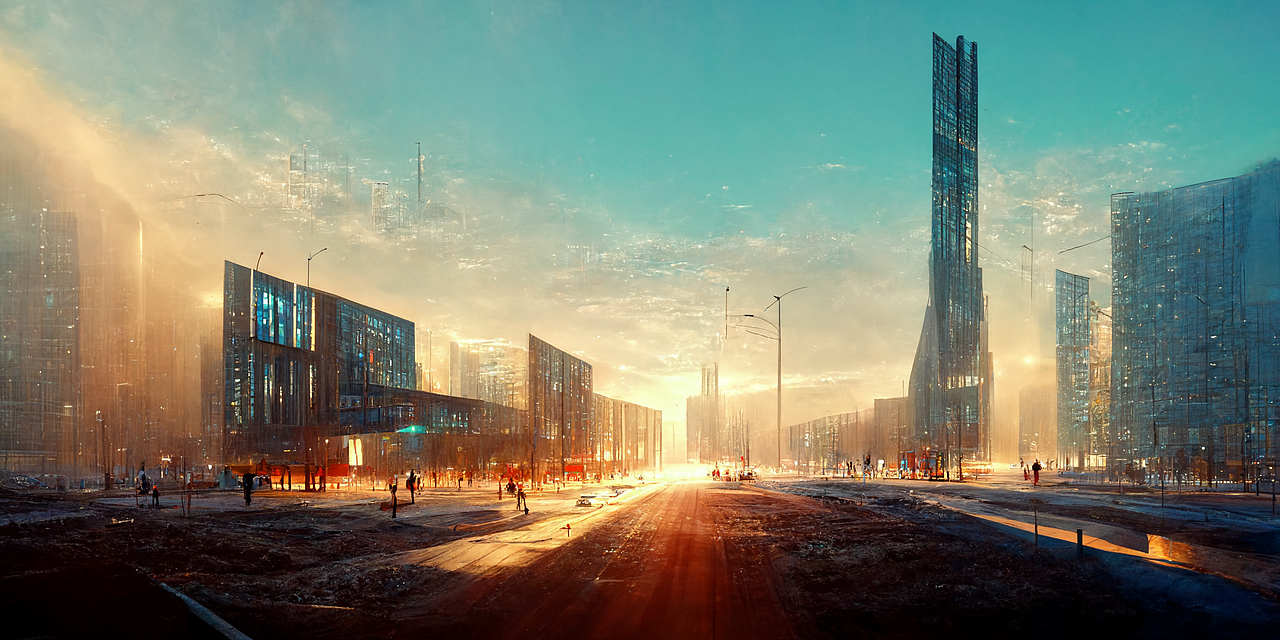 城市的十字路口