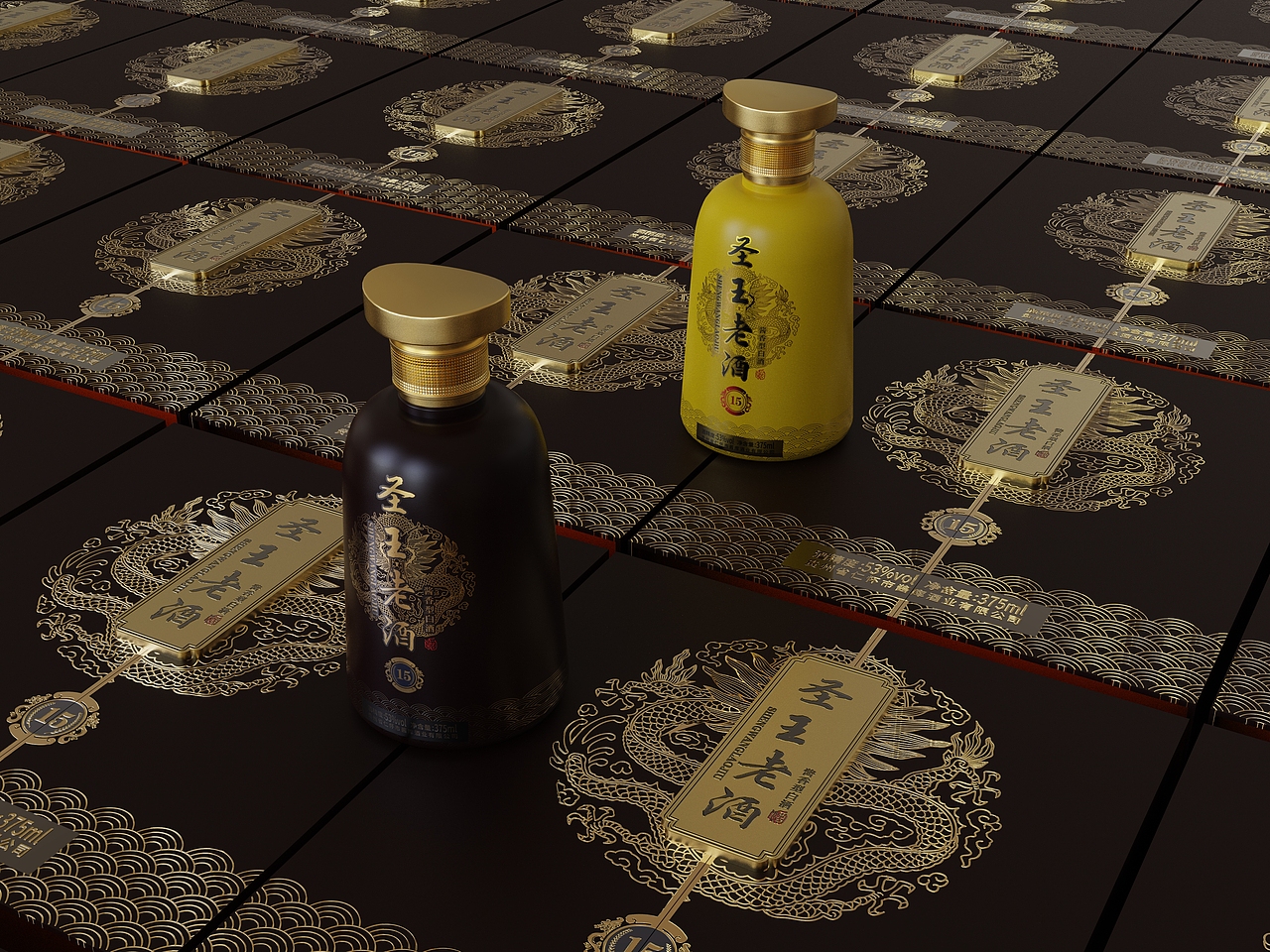 白酒包装双开门（图ZMzQ0OTQ4NDEy） - 包装 - 站酷设计师热雪人原创素材 - 站酷ZCOOL