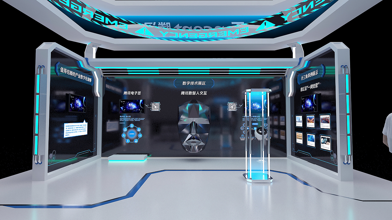 WAIC腾讯展台（图ZMzE1MjYyMjMy） - 展陈设计 - 站酷设计师白居易的居原创素材 - 站酷ZCOOL