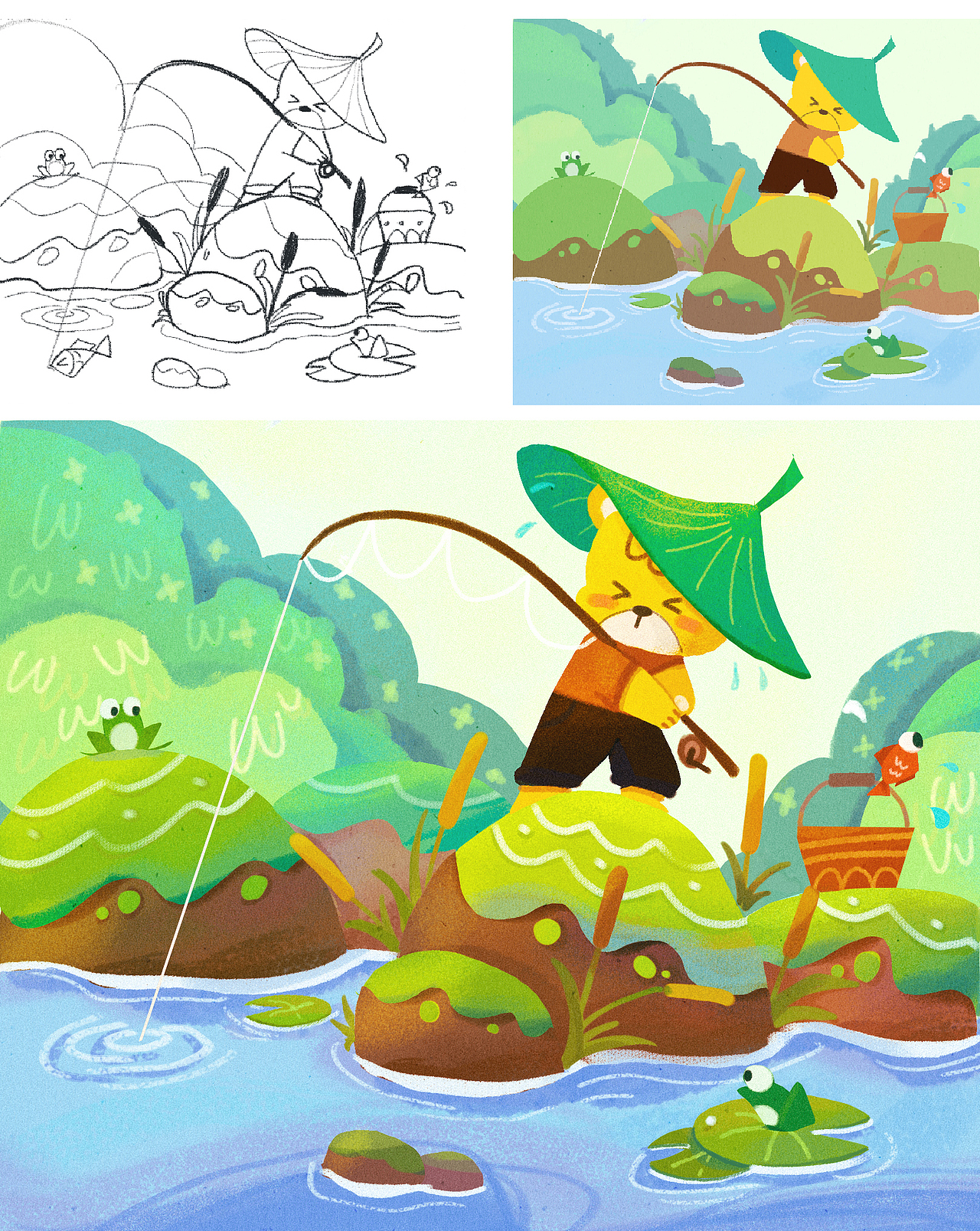 小动物拟人室外小场景合集