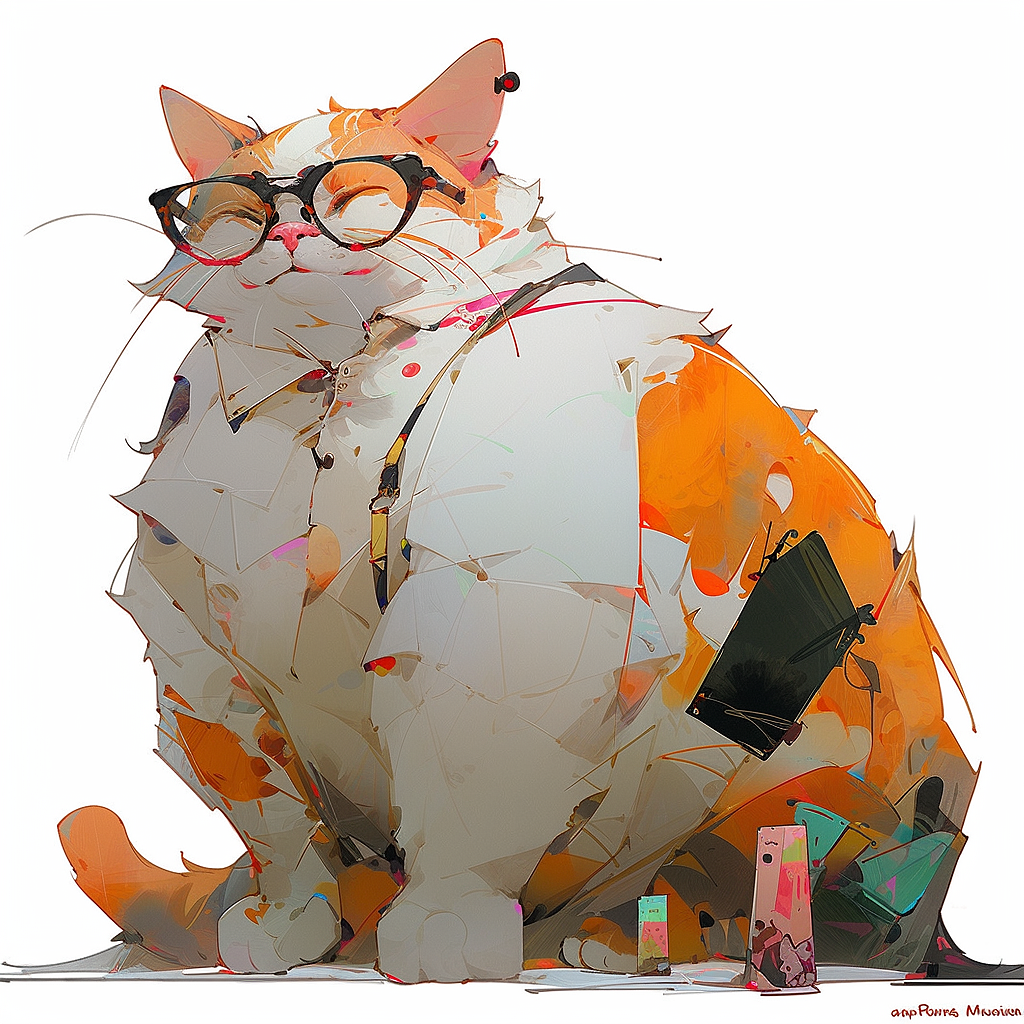 AIGC-Fat Cat（图ZMzUzODcxOTI4） - AI作品 - 站酷设计师看情况8原创素材 - 站酷ZCOOL