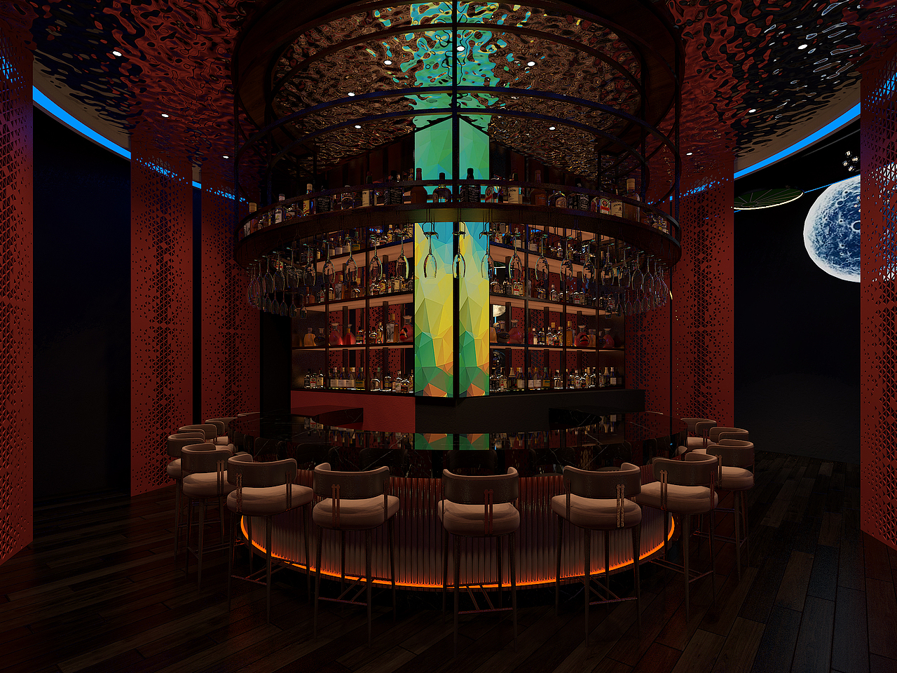 某酒吧台球会所