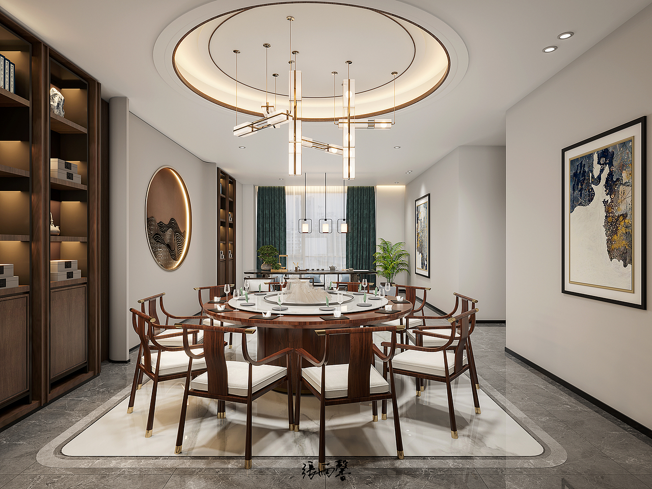 新中式办公室|传承东方美学