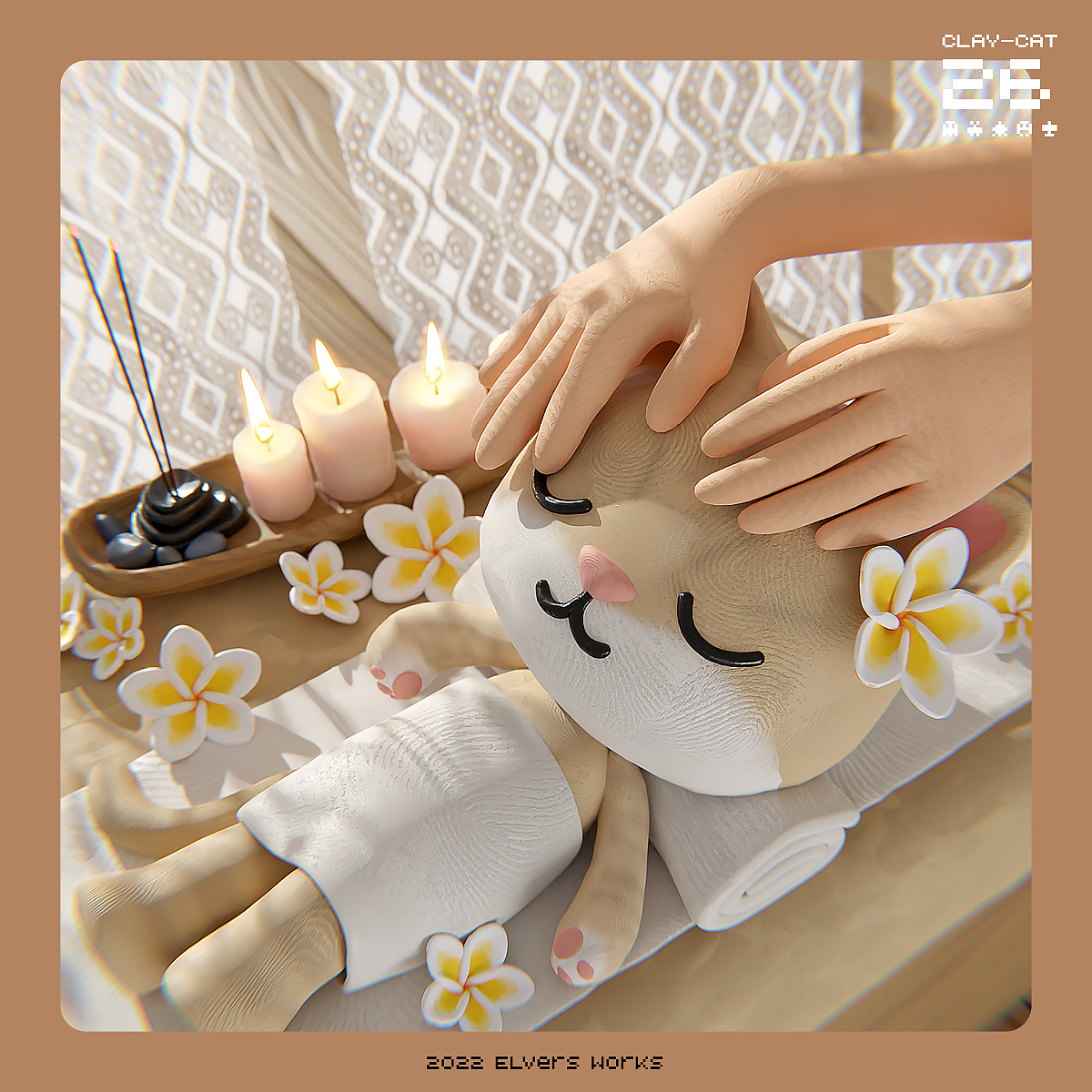 ClayCat 黏喵喵 [03] & [Happy New Year]（图ZMzI2ODA0MzA4） - 人物/生物 - 站酷设计师Aaron_Elver原创素材 - 站酷ZCOOL